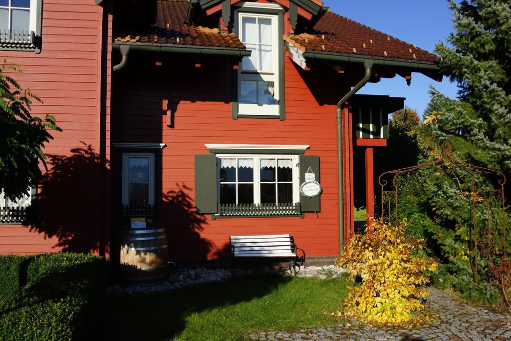 Ferienwohnung Romantik Im Roten Haus Füssen Esterno foto